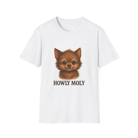 Howly Moly Funny Cute Wolf T-Shirt