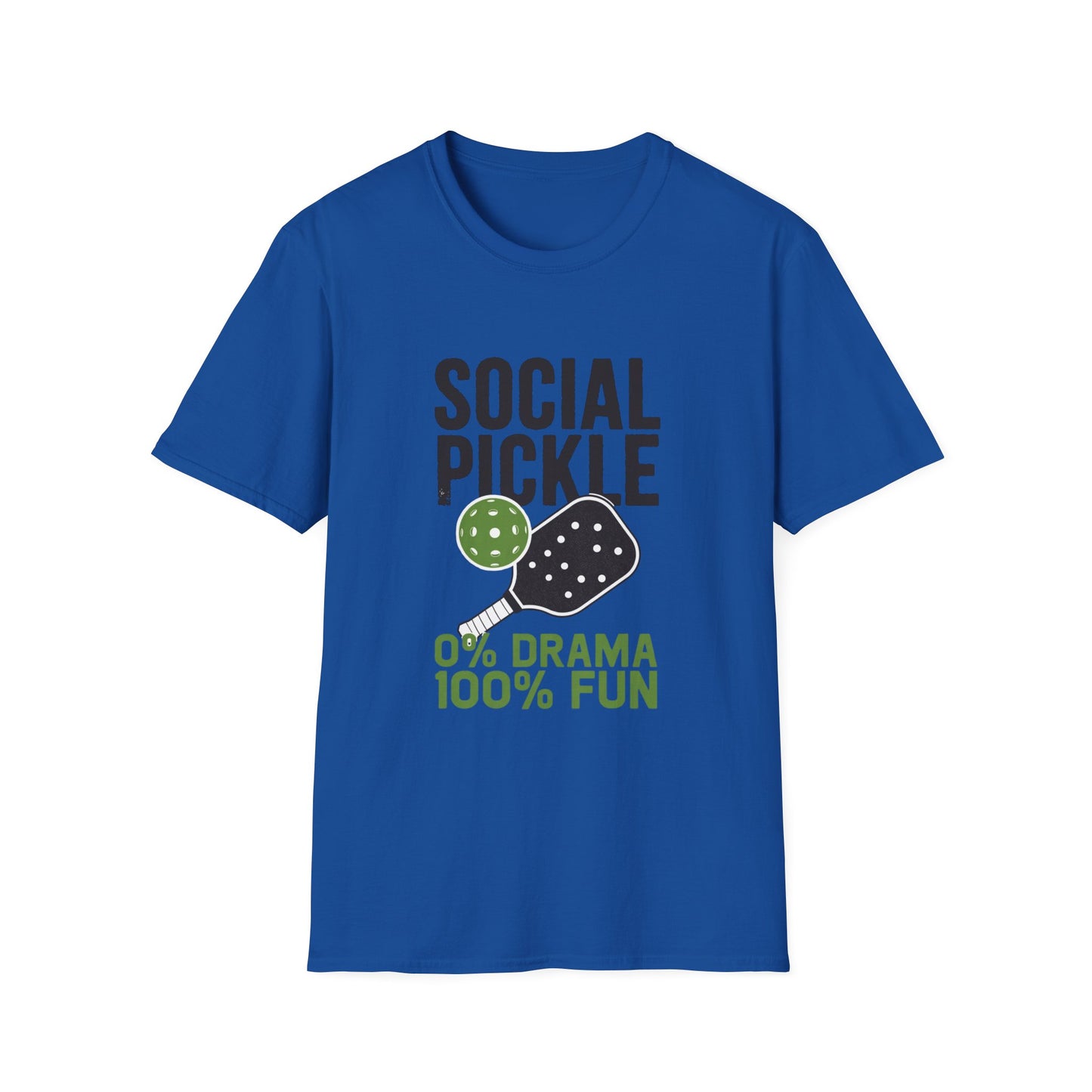 0% Drama 100% Fun Pickleball T-Shirt