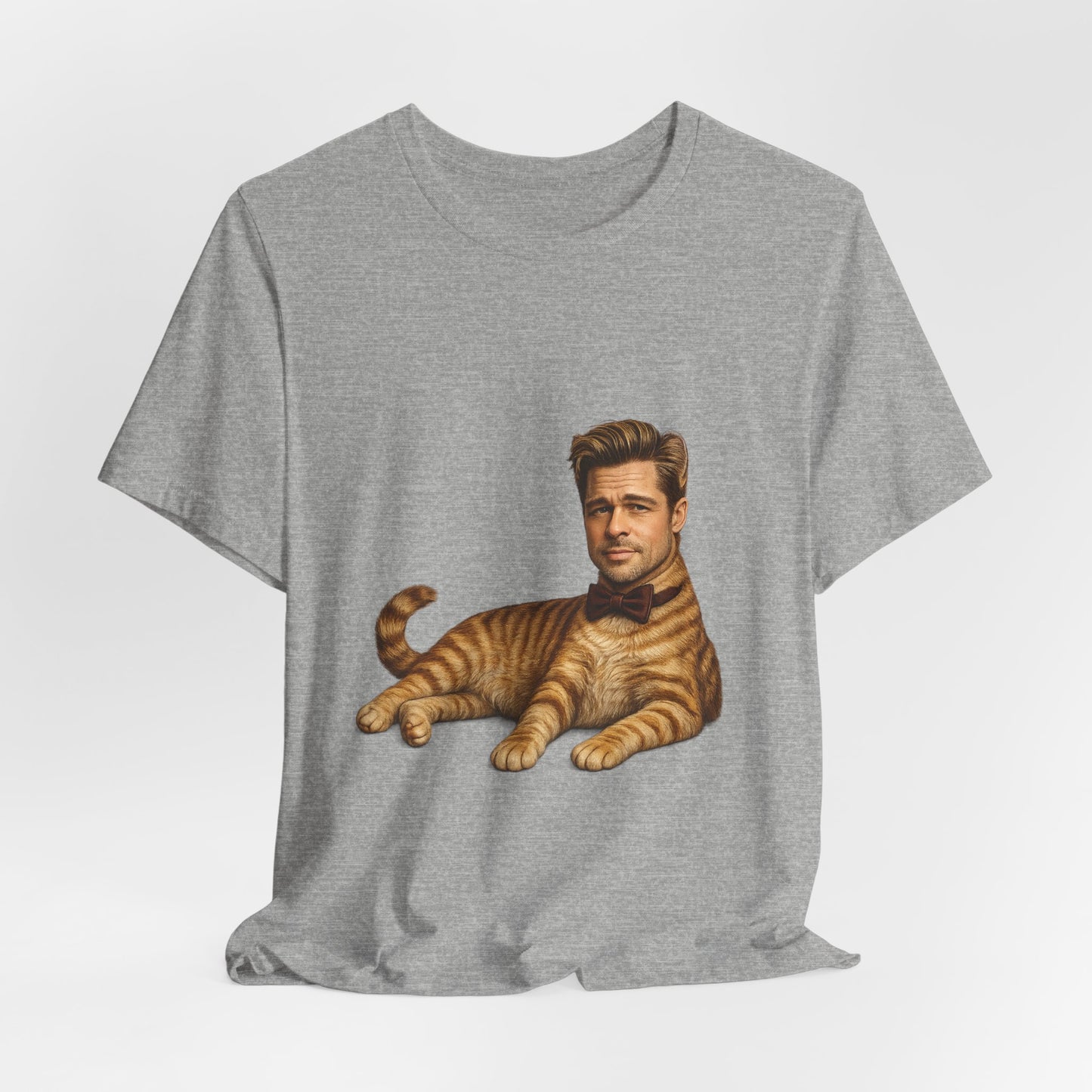 Brad Pitt Cat Parody T-Shirt