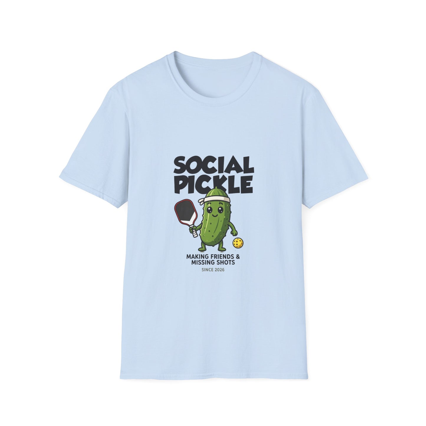 Making Friends & Missing Shots Funny Pickleball T-Shirt