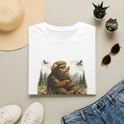 I Am Unhappy Because Reasons Funny Bigfoot T-Shirt