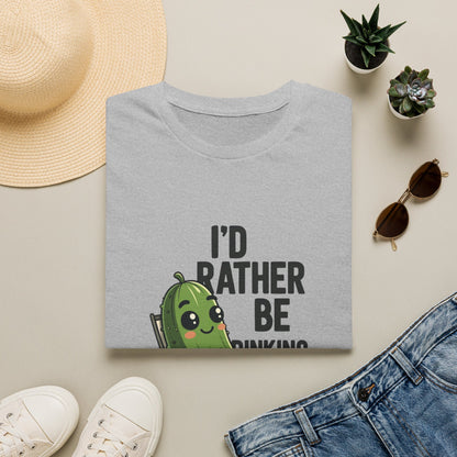 I'd Rather Be Dinking Funny Pickleball T-Shirt