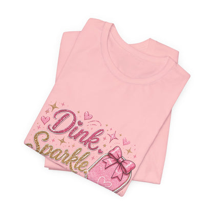 Dink Sparkle Repeat Funny Pickleball T-Shirt