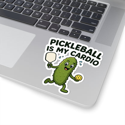Pickleball is My Cardio Funny Sticker