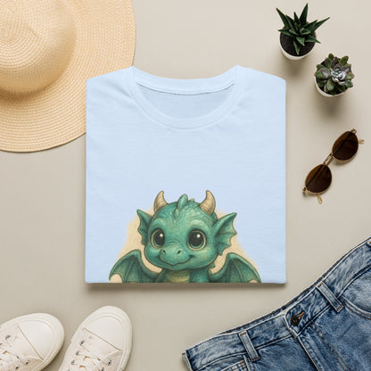 Cute Baby Dragon Hatching Egg T-Shirt