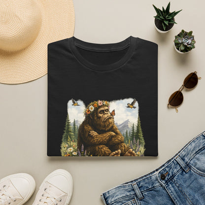 I Am Unhappy Because Reasons Funny Bigfoot T-Shirt