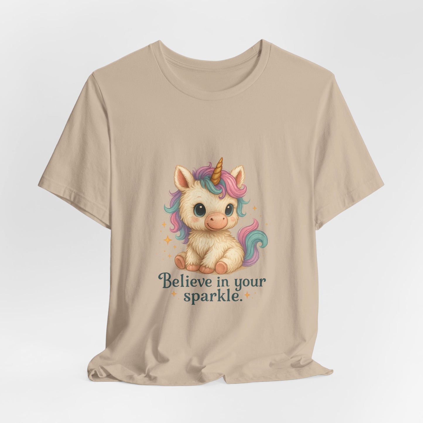 Believe in Your Sparkle Cute Unicorn T-Shirt
