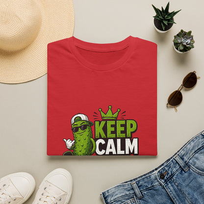 Keep Calm and Don't Be a Dickle Funny Pickleball T-Shirt