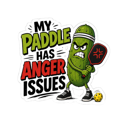 My Paddle Has Anger Issues Sticker