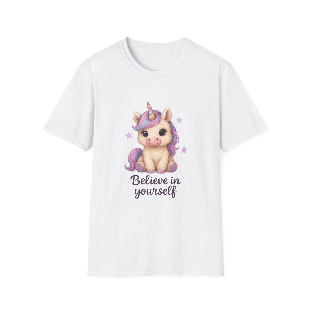 Believe in Yourself Cute Unicorn T-Shirt