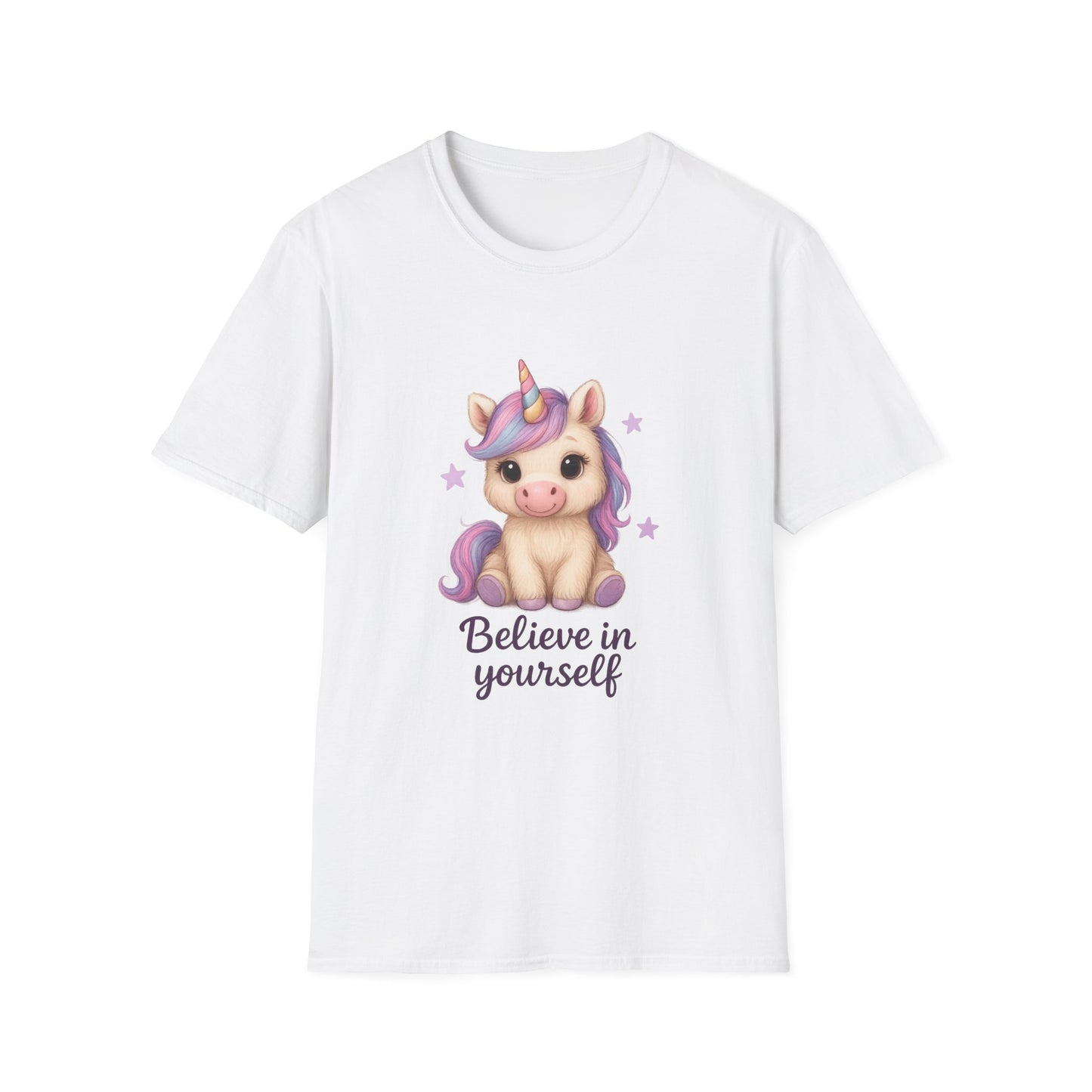 Believe in Yourself Cute Unicorn T-Shirt