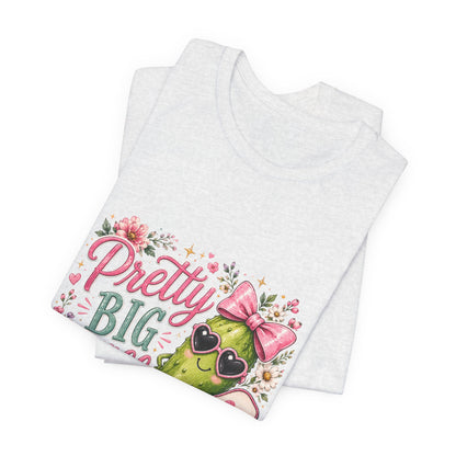 Pretty Big Dill T‑Shirt — Cute Pickleball Graphic Tee with Floral Accents