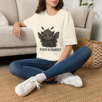 Believe in Yourself Cute Moth Creature T-Shirt