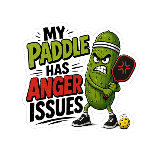 My Paddle Has Anger Issues Sticker