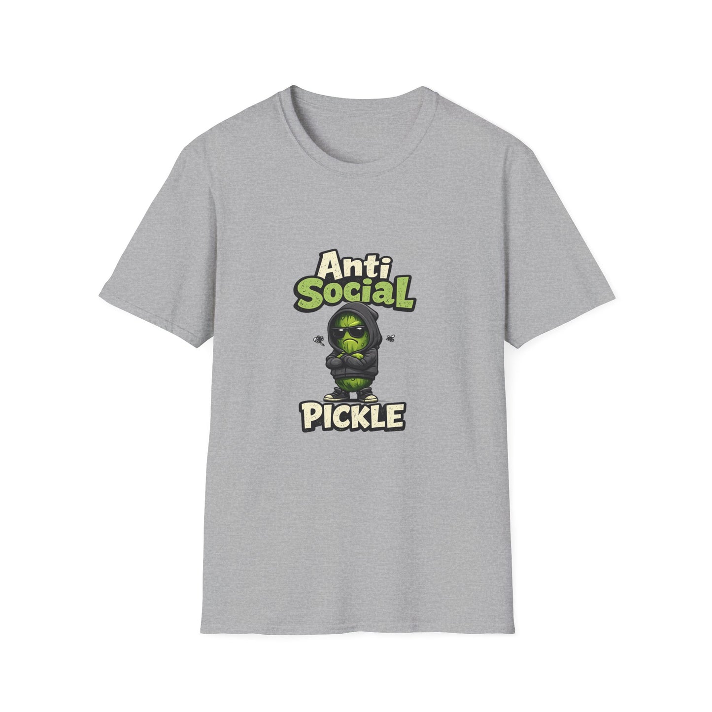 Anti Social Pickle T-Shirt — Funny Grumpy Pickleball Graphic Tee