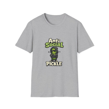 Anti Social Pickle T-Shirt — Funny Grumpy Pickleball Graphic Tee