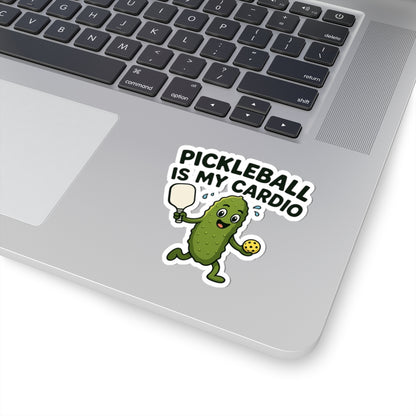 Pickleball is My Cardio Funny Sticker
