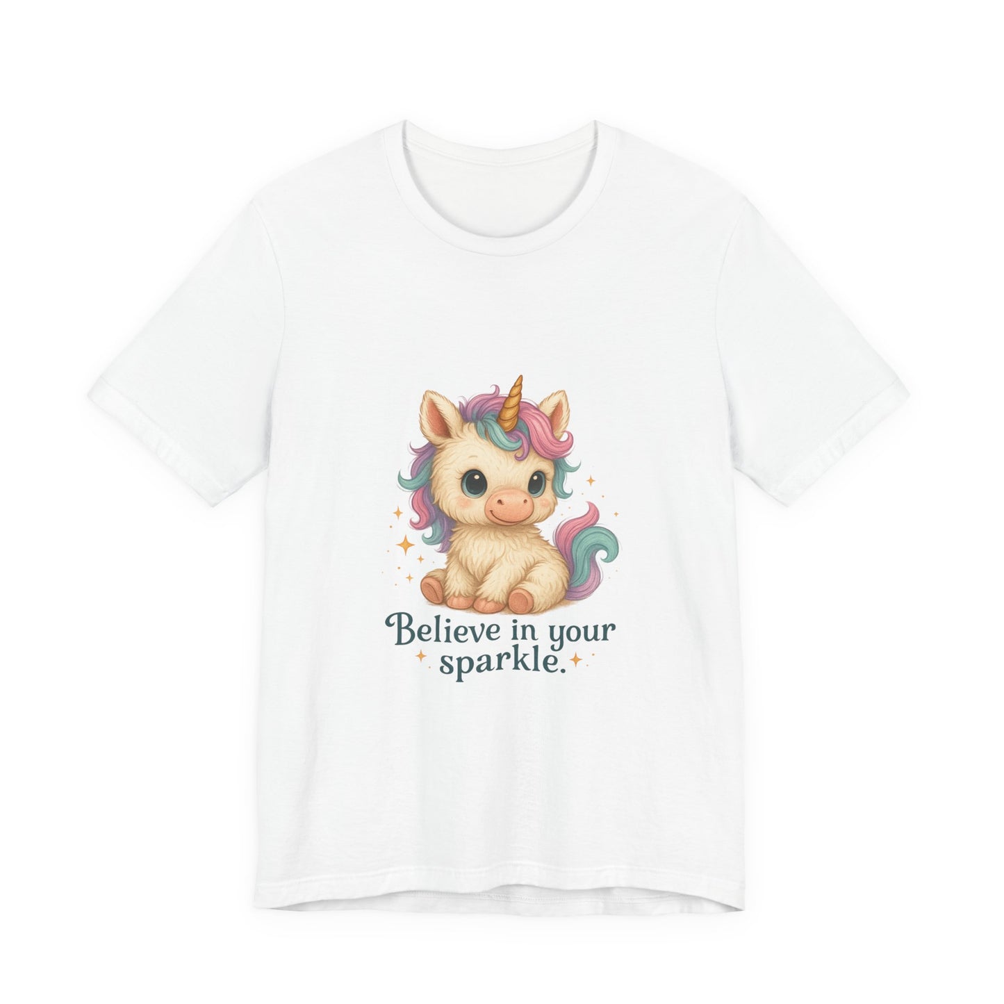 Believe in Your Sparkle Cute Unicorn T-Shirt