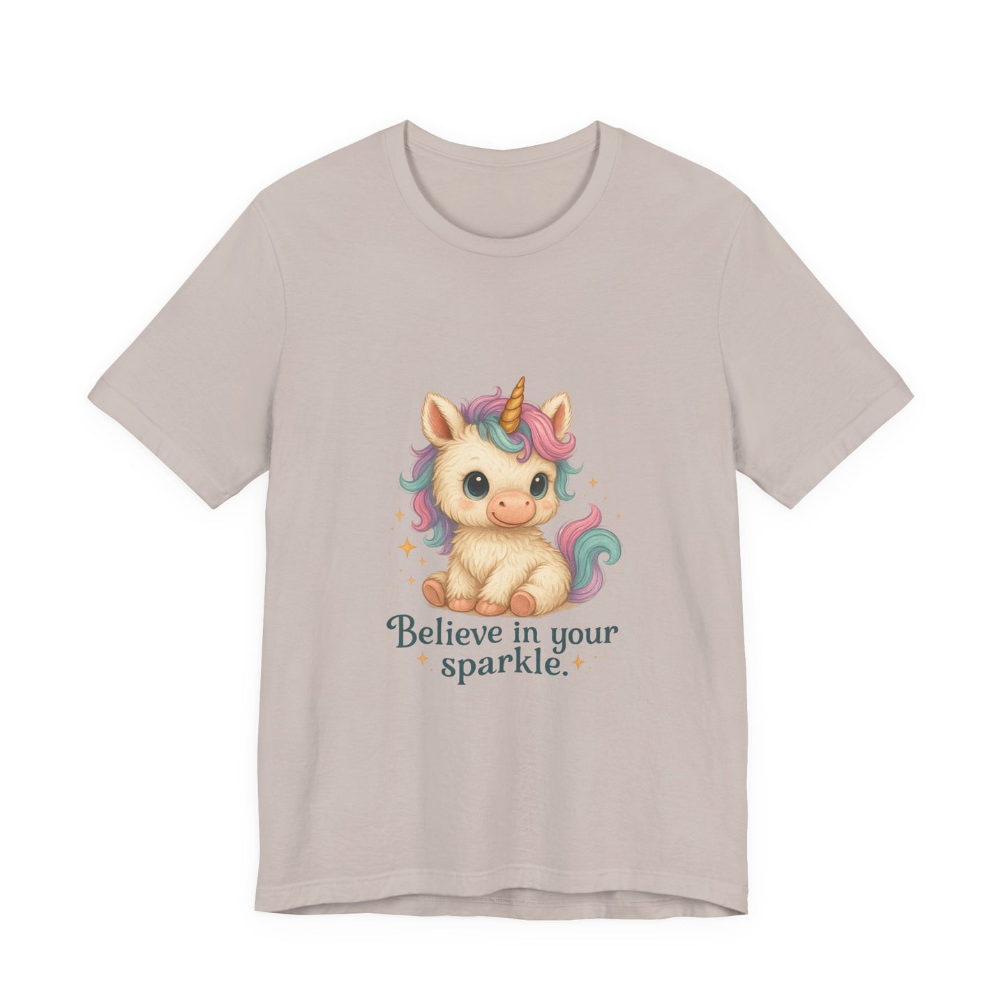 Believe in Your Sparkle Cute Unicorn T-Shirt