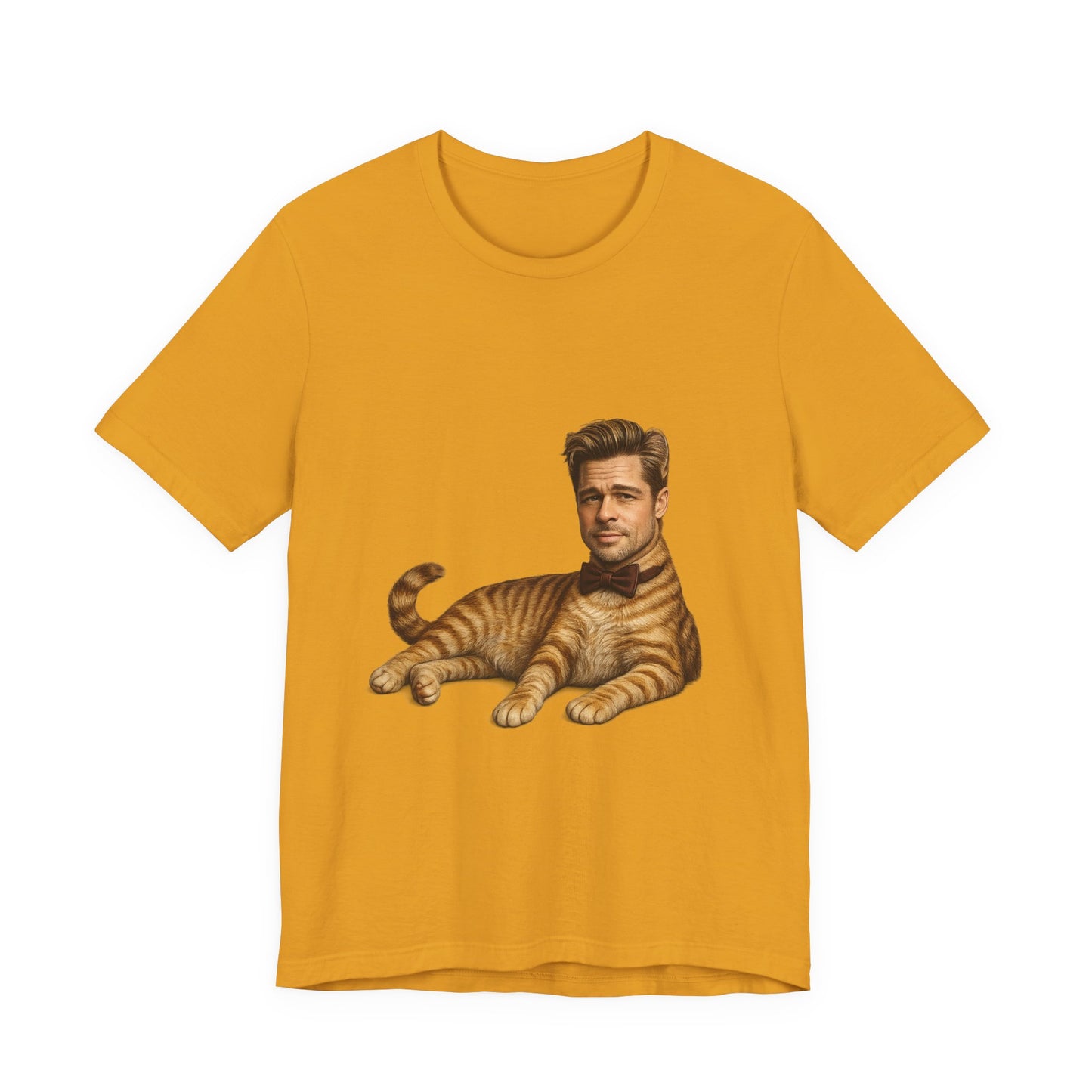 Brad Pitt Cat Parody T-Shirt
