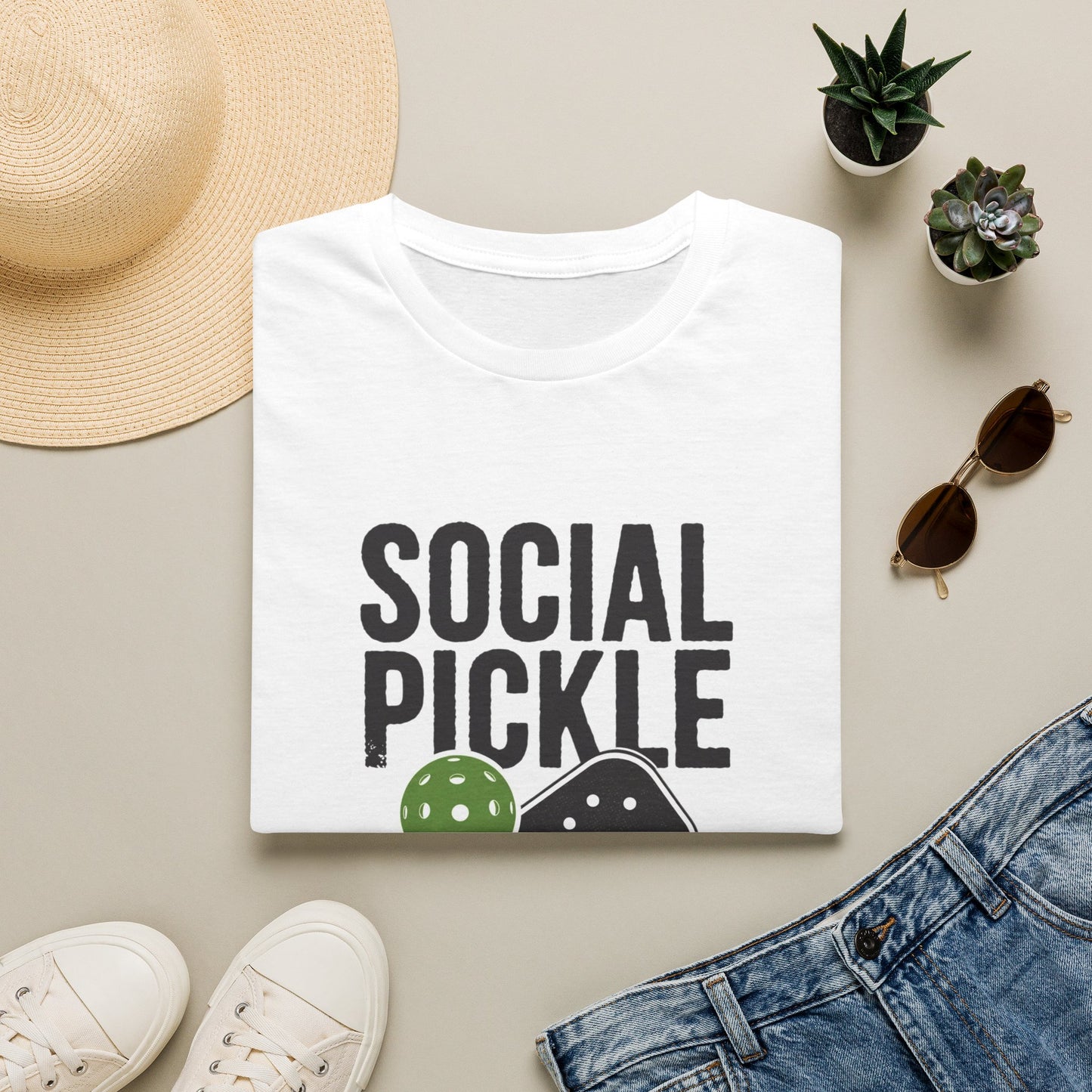 0% Drama 100% Fun Pickleball T-Shirt