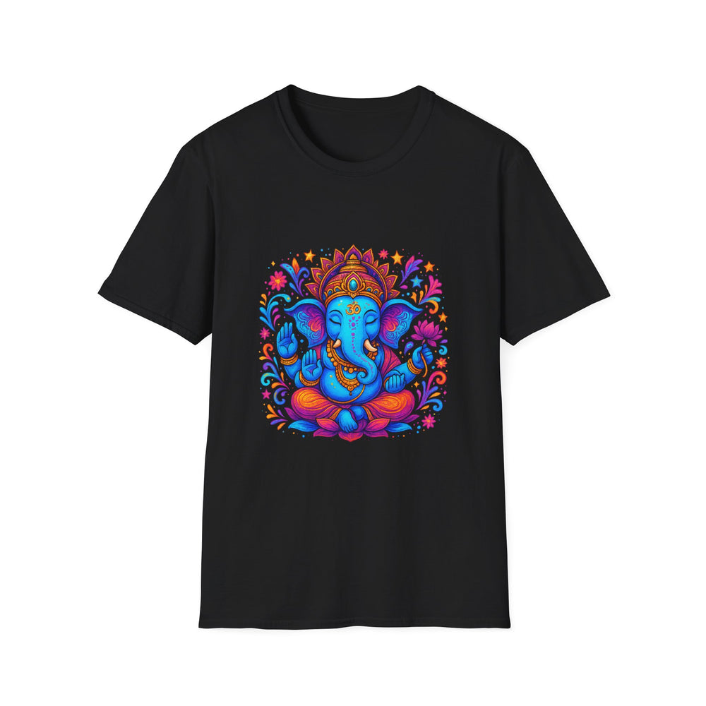 Vibrant Ganesha Hindu God Colorful T-Shirt