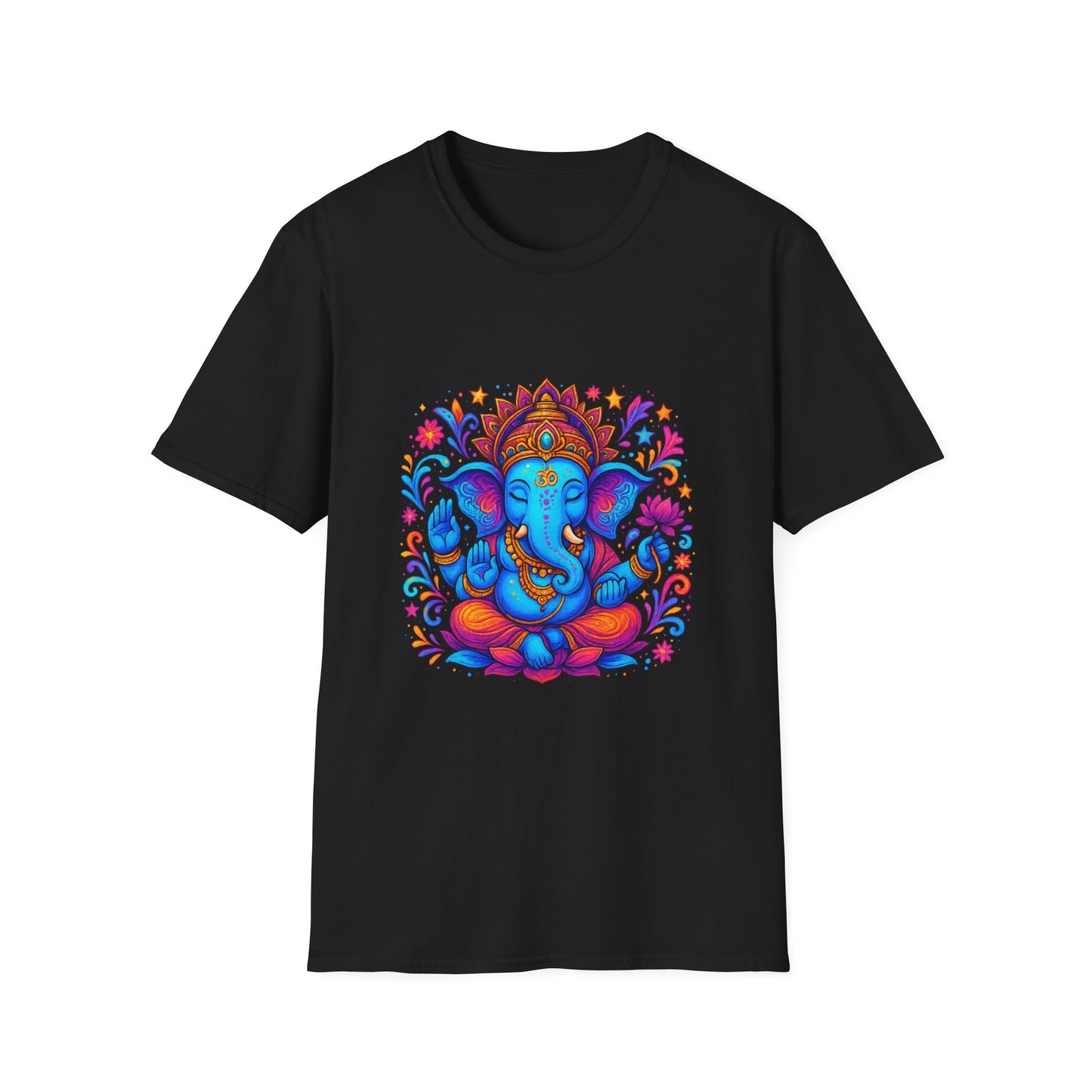 Vibrant Ganesha Hindu God Colorful T-Shirt
