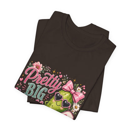 Pretty Big Dill T‑Shirt — Cute Pickleball Graphic Tee with Floral Accents