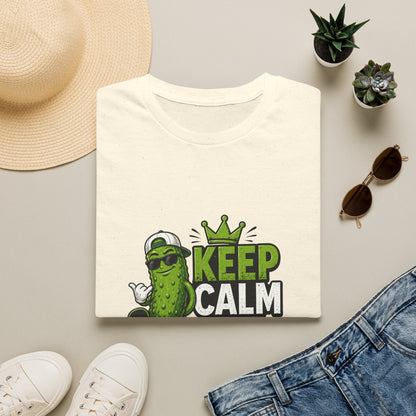 Keep Calm and Don't Be a Dickle Funny Pickleball T-Shirt