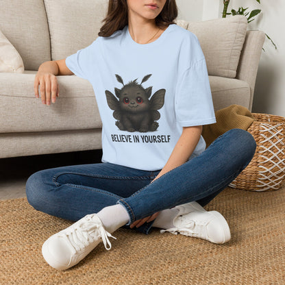 Believe in Yourself Cute Moth Creature T-Shirt