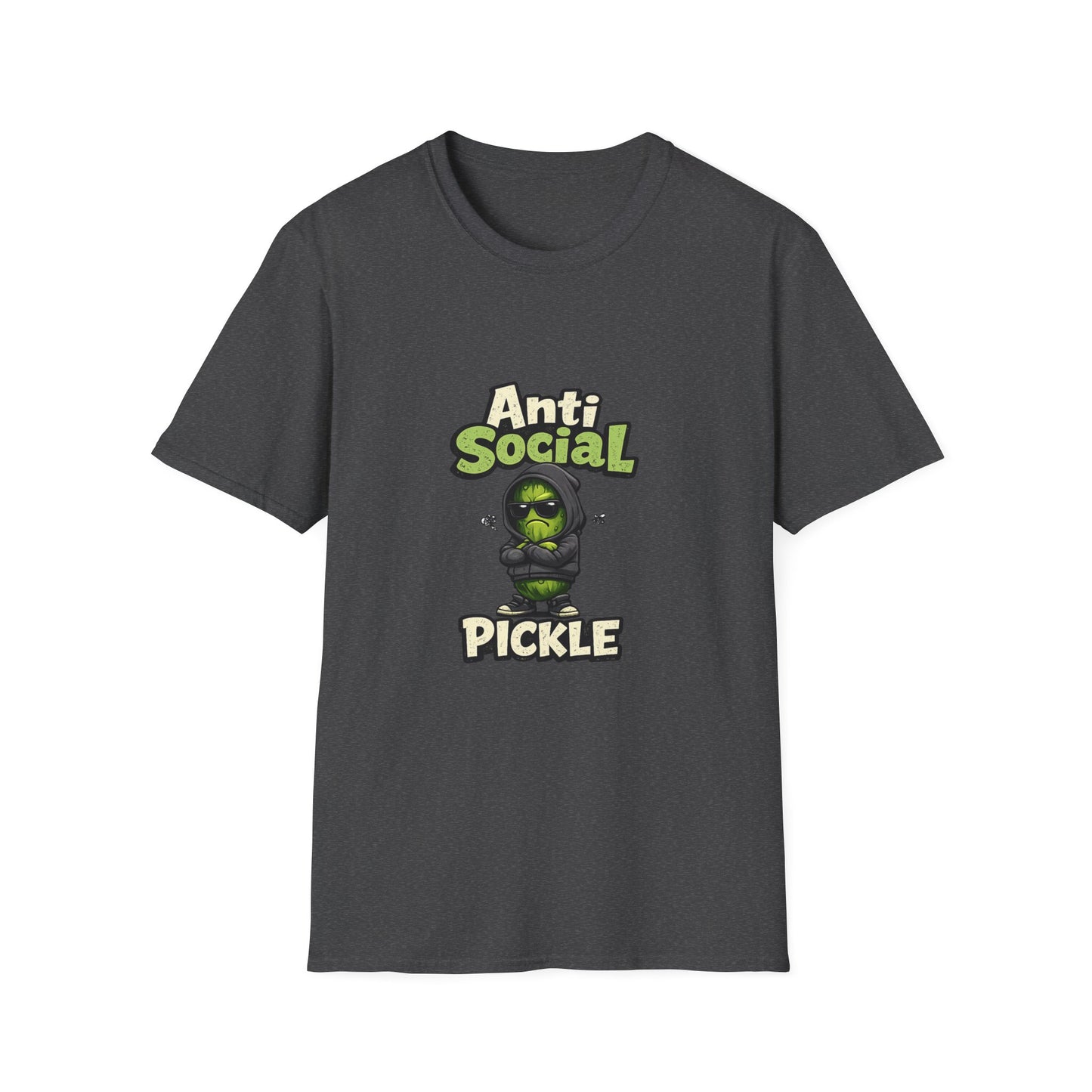 Anti Social Pickle T-Shirt — Funny Grumpy Pickleball Graphic Tee