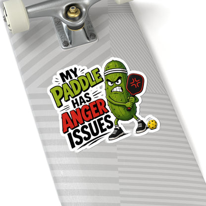 My Paddle Has Anger Issues Sticker
