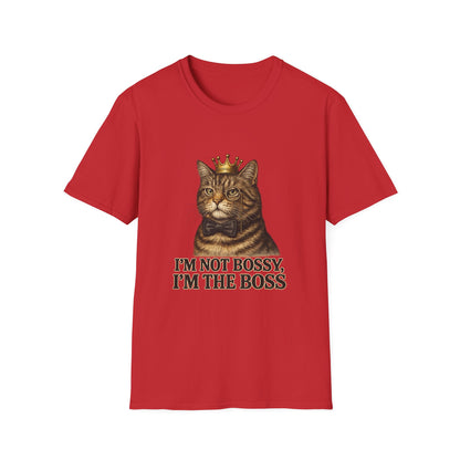 Cat Crown T‑Shirt — "I’m Not Bossy, I’m The Boss" Graphic Tee