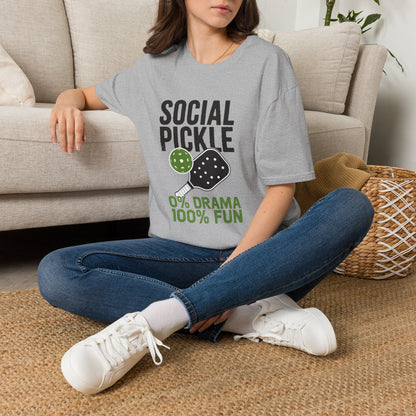 0% Drama 100% Fun Pickleball T-Shirt