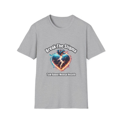 Break The Stigma Talk About Mental Health T-Shirt