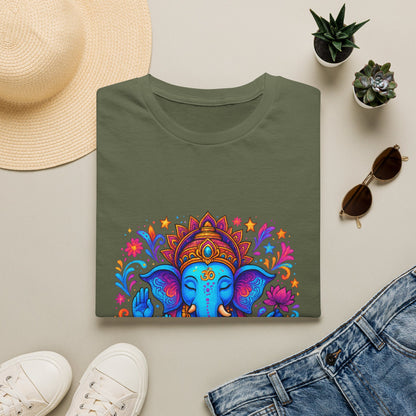 Vibrant Ganesha Hindu God Colorful T-Shirt