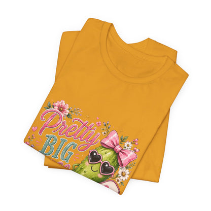 Pretty Big Dill T‑Shirt — Cute Pickleball Graphic Tee with Floral Accents