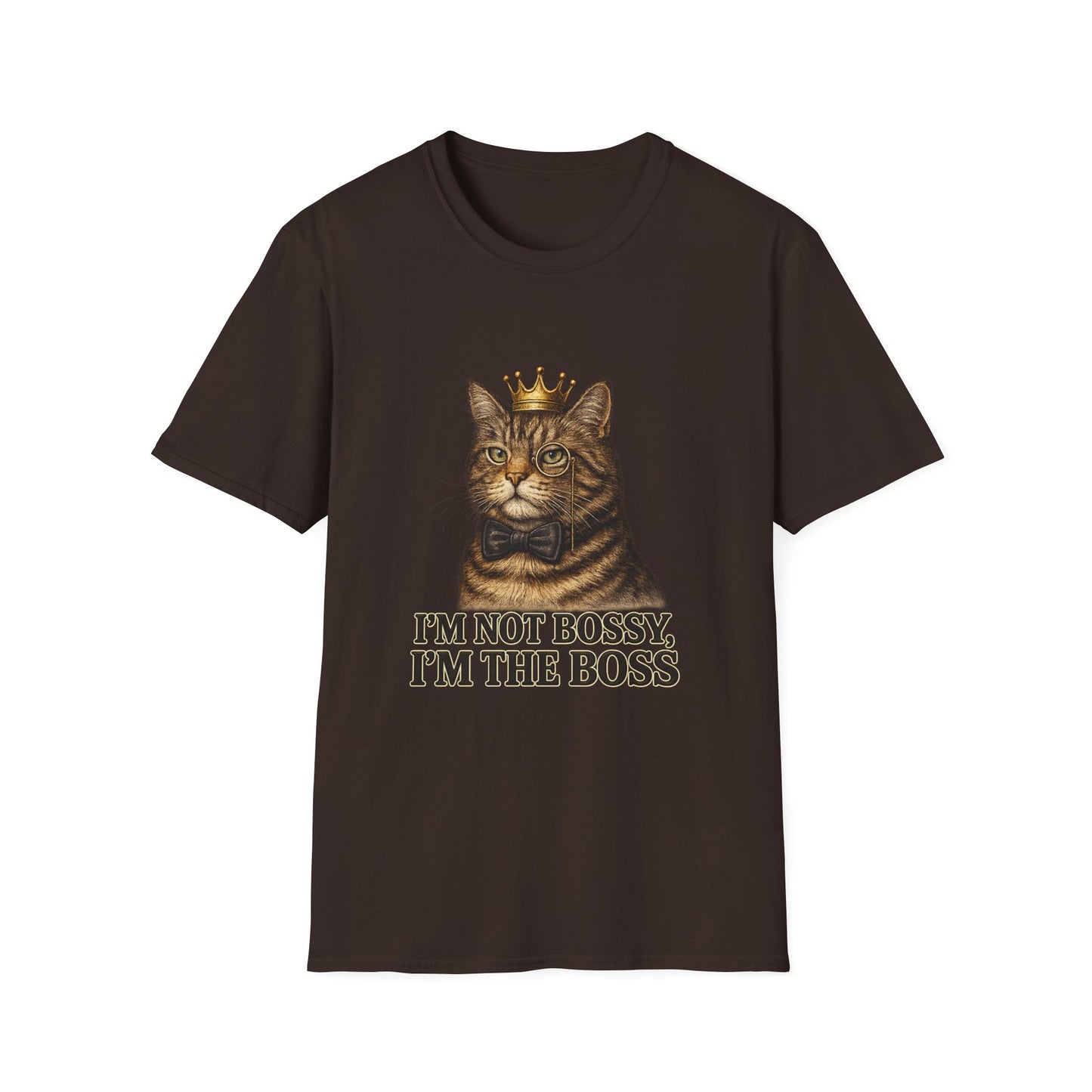 Cat Crown T‑Shirt — "I’m Not Bossy, I’m The Boss" Graphic Tee