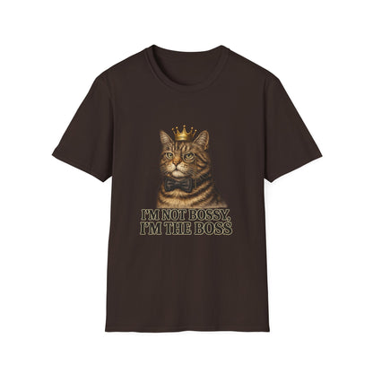 Cat Crown T‑Shirt — "I’m Not Bossy, I’m The Boss" Graphic Tee
