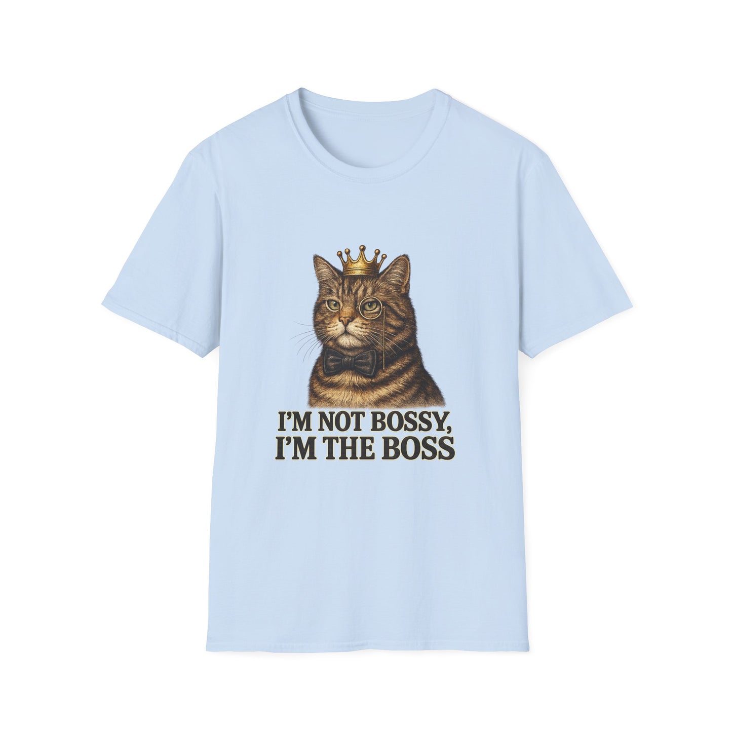 Cat Crown T‑Shirt — "I’m Not Bossy, I’m The Boss" Graphic Tee