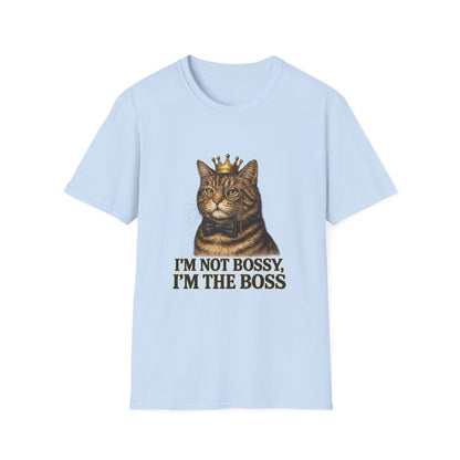 Cat Crown T‑Shirt — "I’m Not Bossy, I’m The Boss" Graphic Tee