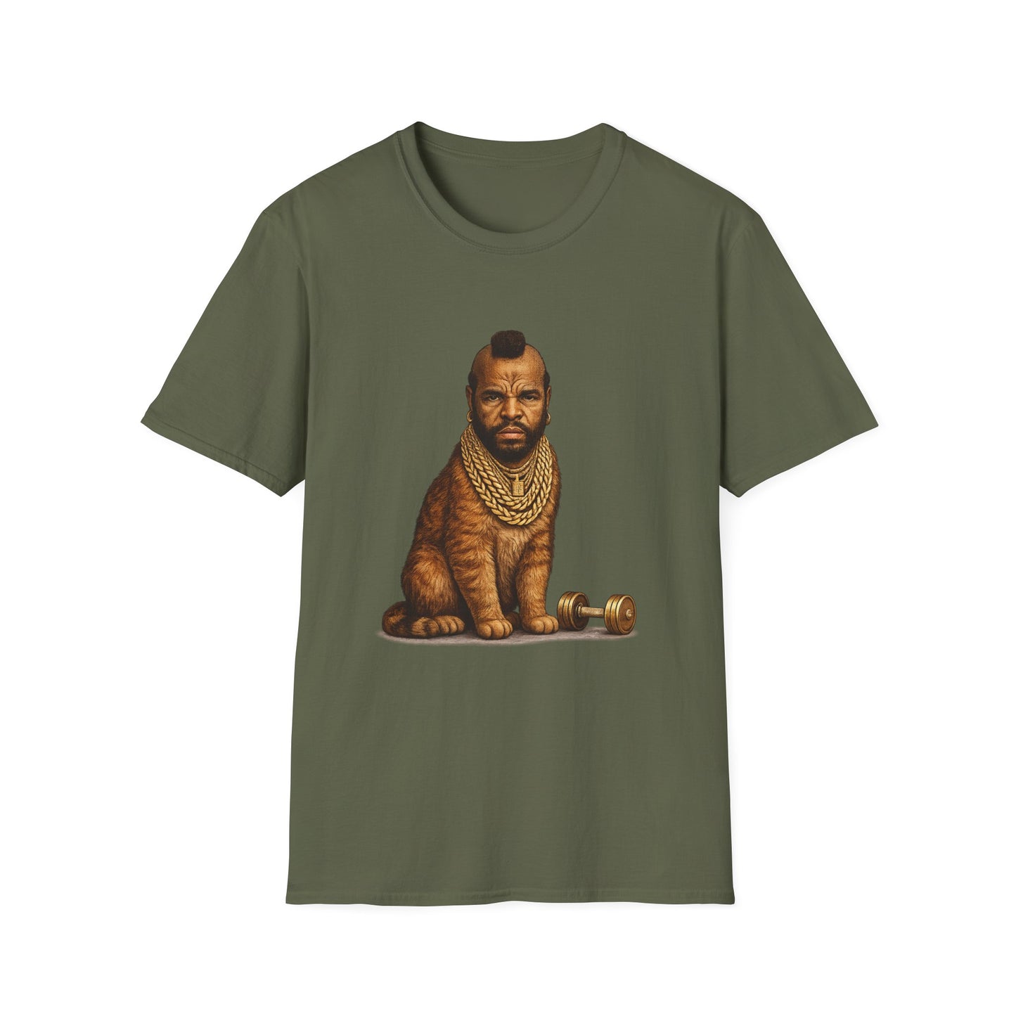 Mr. T Cat T-Shirt — Funny Pop Culture Mashup Tee
