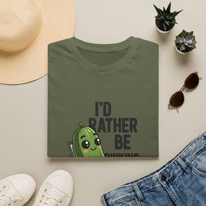 I'd Rather Be Dinking Funny Pickleball T-Shirt