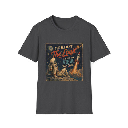 T-Shirt — "The Sky Isn't The Limit" Vintage Space Retro Graphic Tee