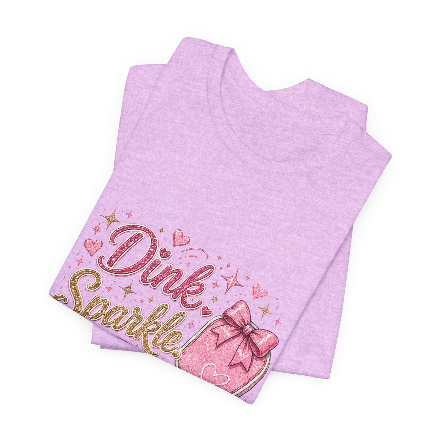 Dink Sparkle Repeat Funny Pickleball T-Shirt
