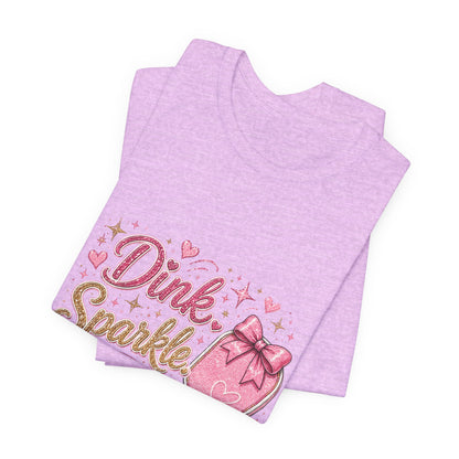 Dink Sparkle Repeat Funny Pickleball T-Shirt