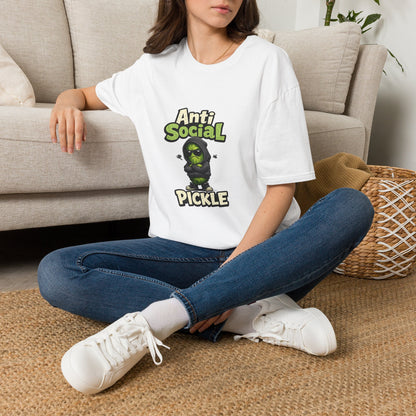 Anti Social Pickle T-Shirt — Funny Grumpy Pickleball Graphic Tee