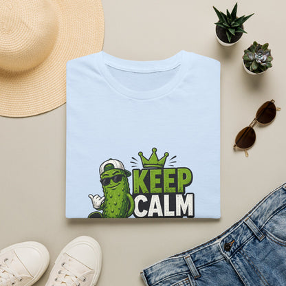 Keep Calm and Don't Be a Dickle Funny Pickleball T-Shirt