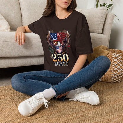 250 Years of Freedom 1776-2026 Patriotic T-Shirt