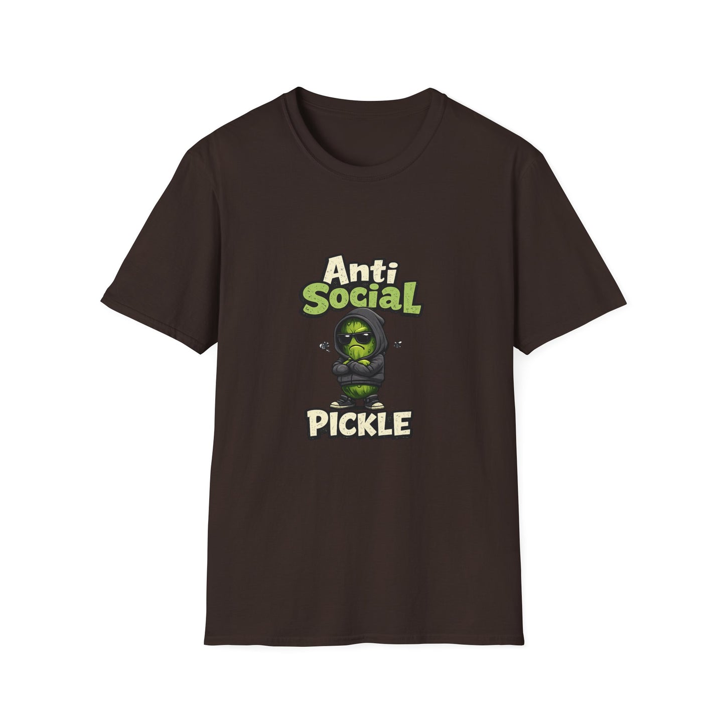 Anti Social Pickle T-Shirt — Funny Grumpy Pickleball Graphic Tee